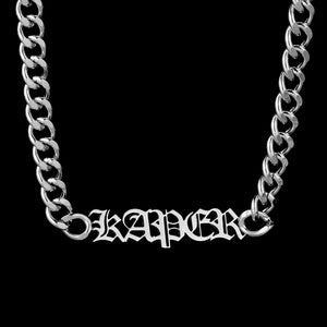 CB: Personalized stainless steel Cuban necklace and bracelet